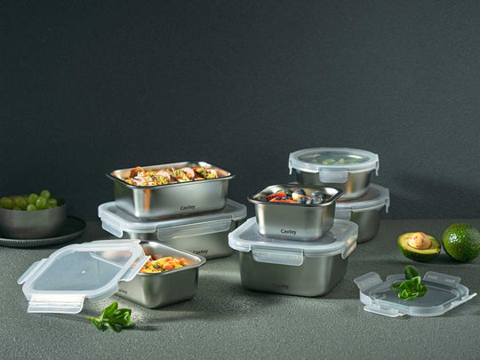 NOVITÀ: contenitori per alimenti in acciaio inox adatti al microonde
