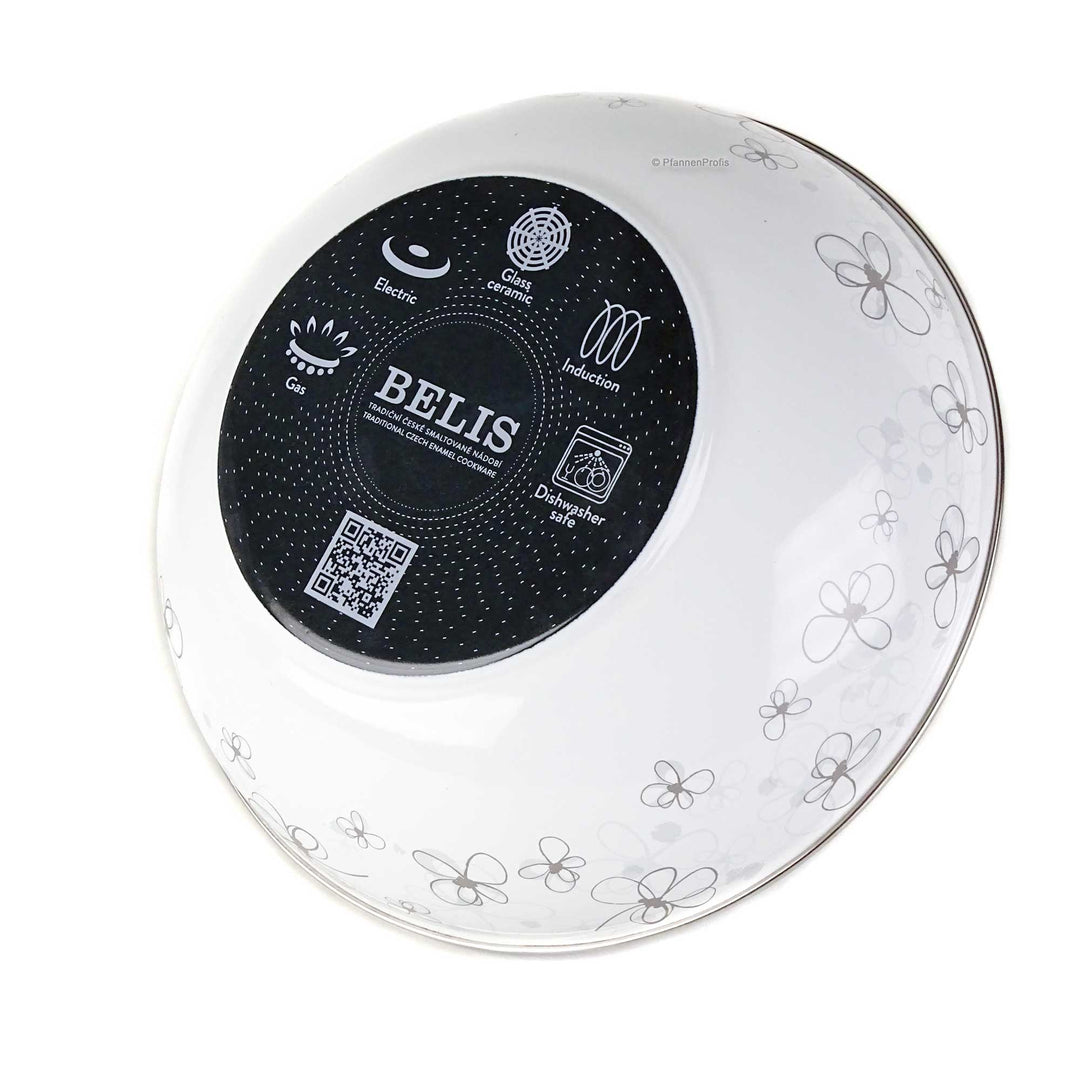 BELIS Bol en acier émaillé PREMIUM 26 cm BLANC