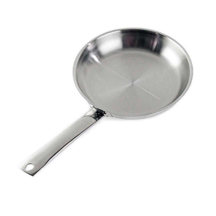 BARAZZONI stainless steel pan PROFESSIONAL 24 cm frypan uncoated