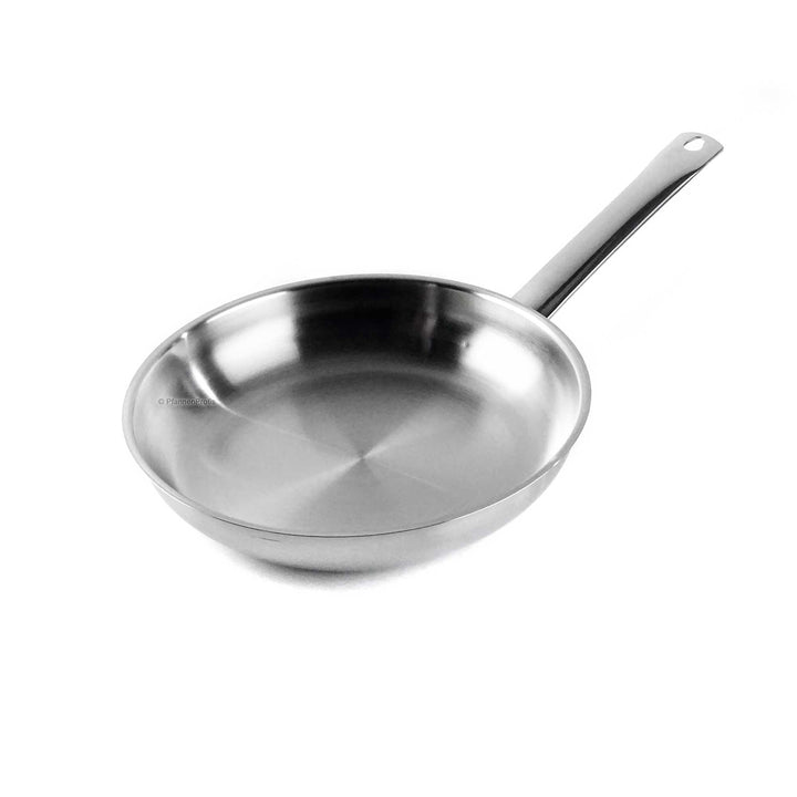 BARAZZONI stainless steel pan PROFESSIONAL 24 cm frypan uncoated