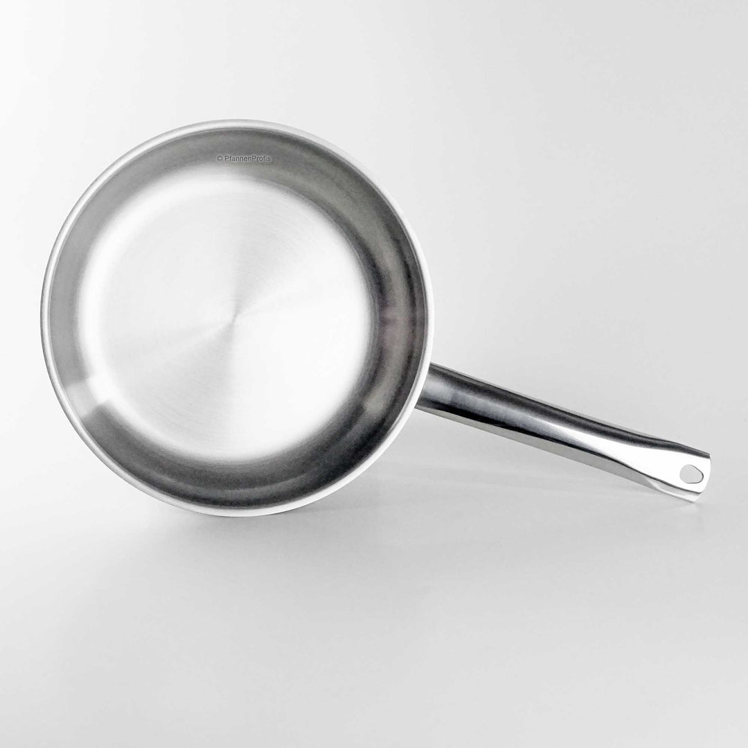 BARAZZONI stainless steel pan PROFESSIONAL 24 cm frypan uncoated