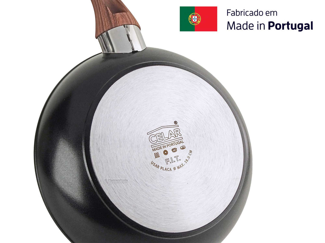 CELAR frying pan CLASSY WOOD 24 cm ceramic coated