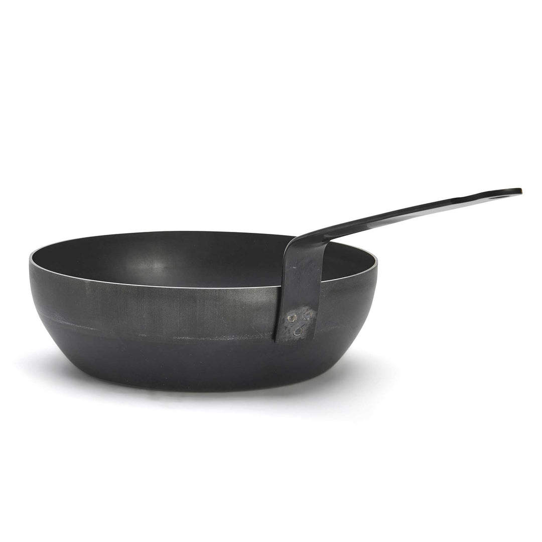 DE BUYER country pan 24 cm BLUE CARBON iron steel sauté pan