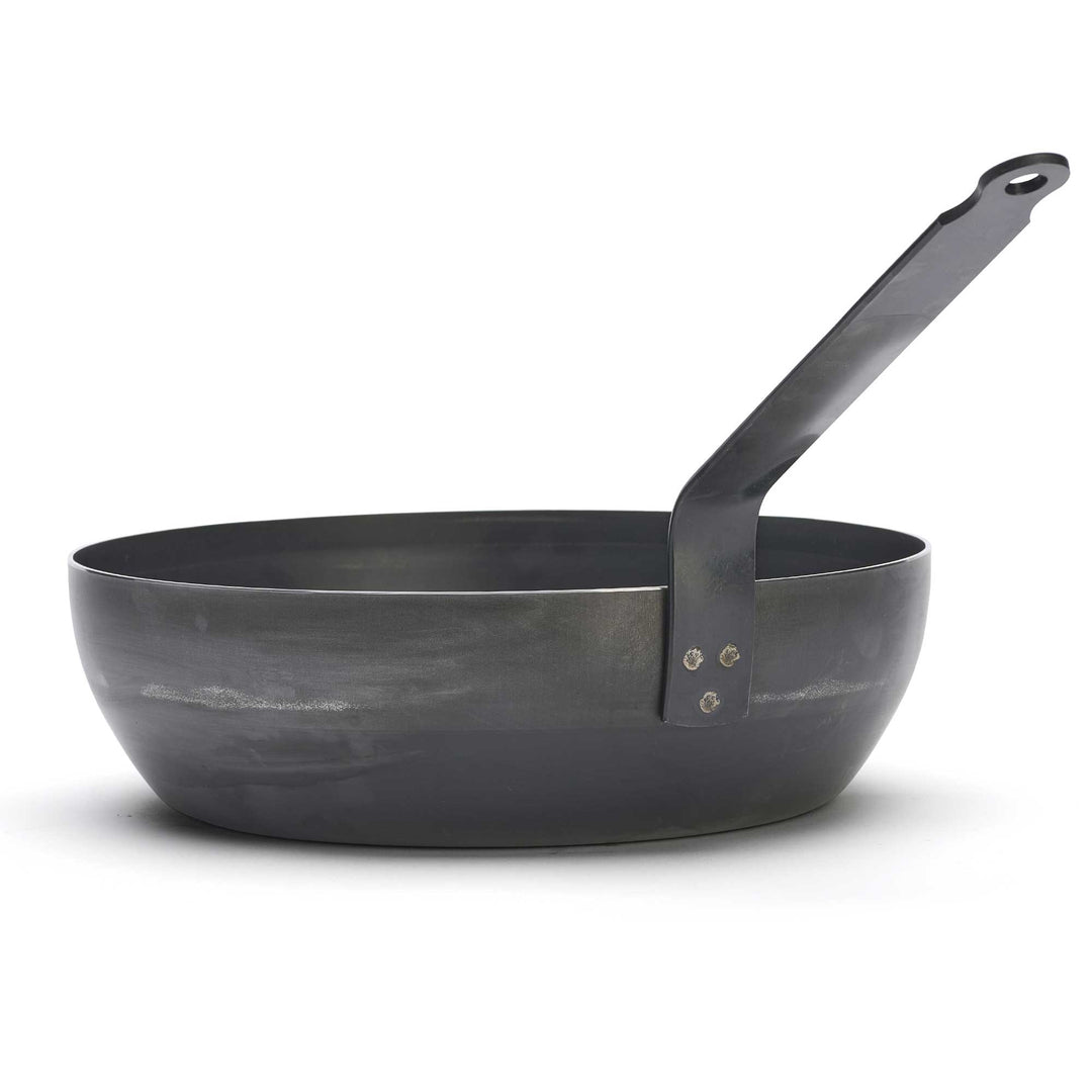 DE BUYER country pan 28 cm BLUE CARBON iron steel sauté pan