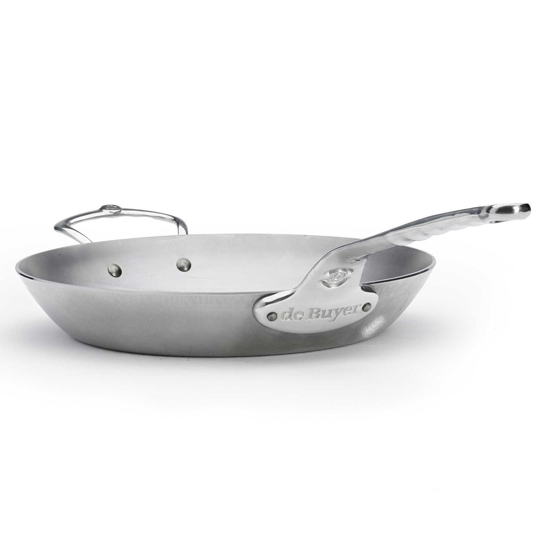 DE BUYER ofenfeste Eisenpfanne MINERAL B PRO 32 cm Karbonstahl mit Edelstahlgriff