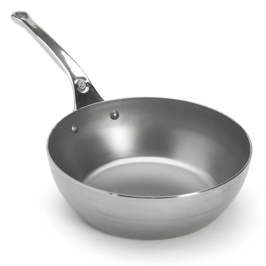 DE BUYER Bauernpfanne MINERAL B PRO 24 cm Karbonstahl Pfanne hoch ofenfest