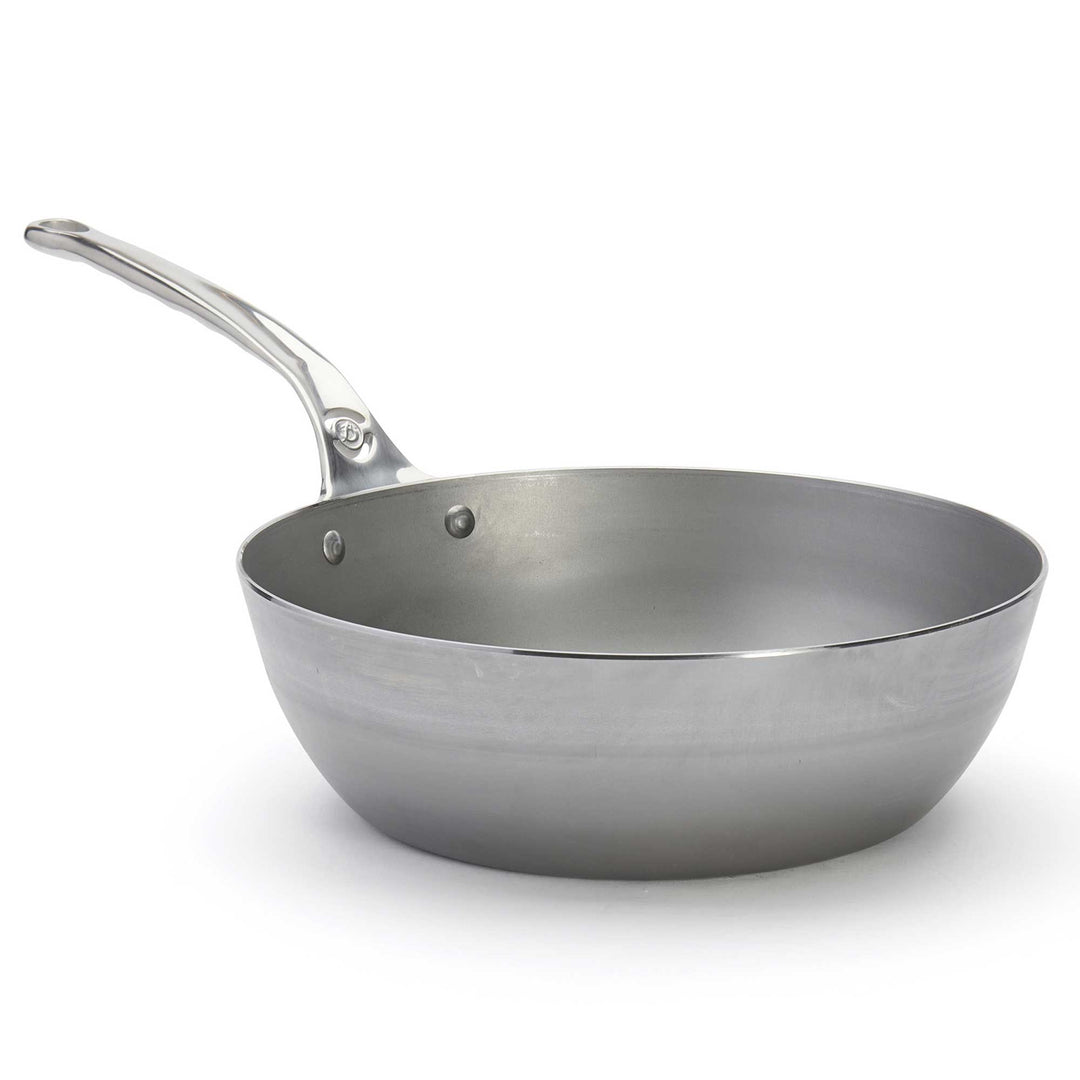DE BUYER Bauernpfanne MINERAL B PRO 28 cm Karbonstahl Pfanne hoch ofenfest