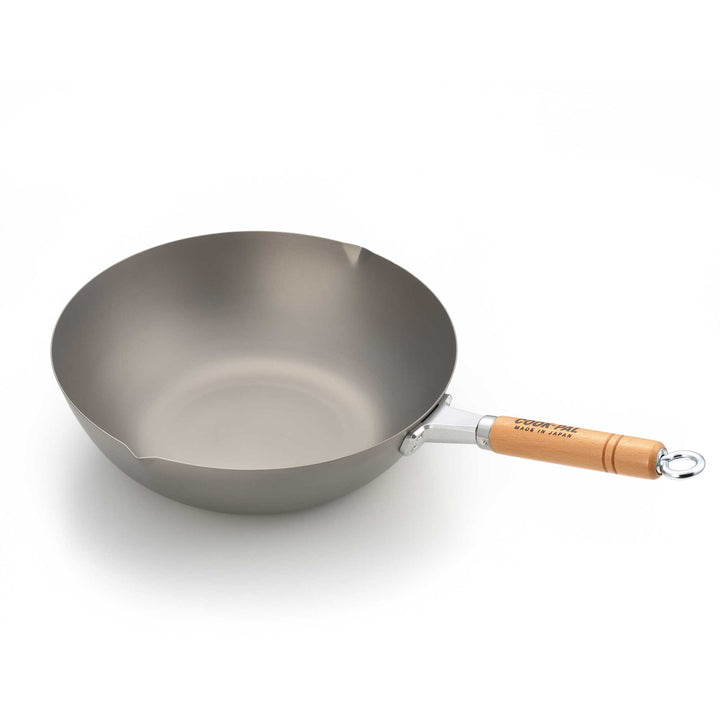 YOSHIKAWA Titanium Wok TAI 30 cm poêle à wok super léger du Japon