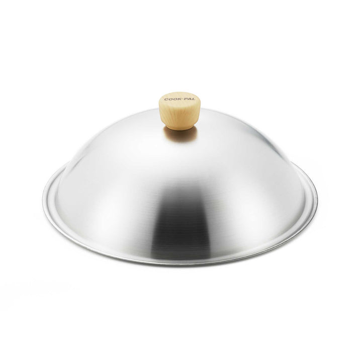 YOSHIKAWA Couvercle pour wok 30 cm Acier inoxydable