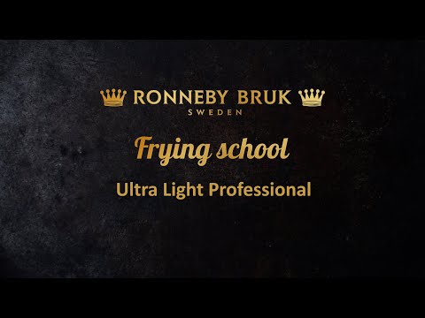 RONNEBY BRUK Gusseisen Bratpfanne ULTRA LIGHT PROFESSIONAL 36 cm, schon eingebrannt, mit Seitengriffen