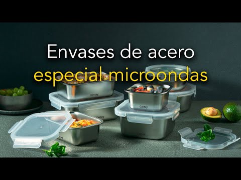 CASTEY food storage container stainless steel microwave-safe 1.45 l square