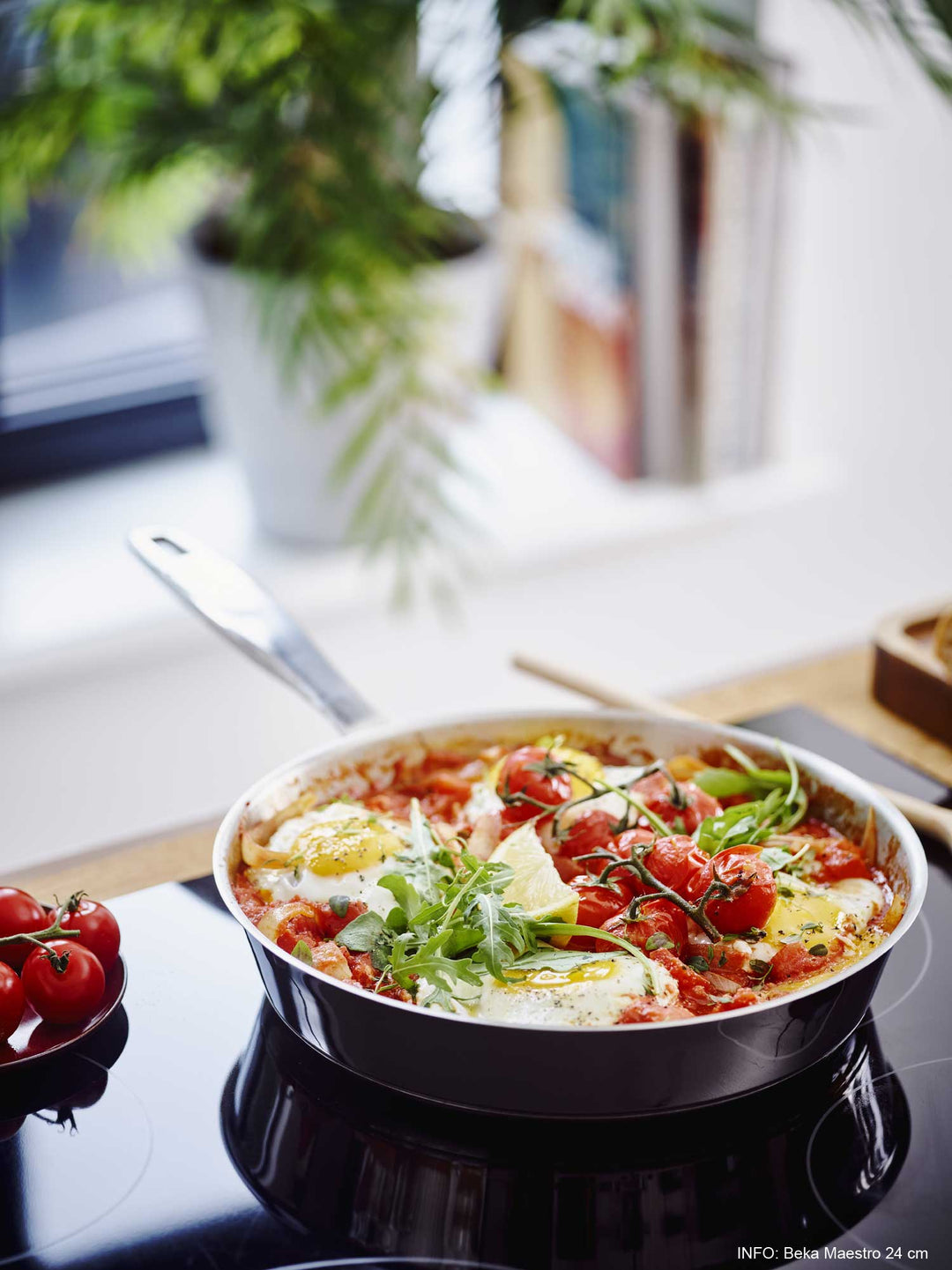 BEKA frying pan MAESTRO 24 cm stainless steel uncoated