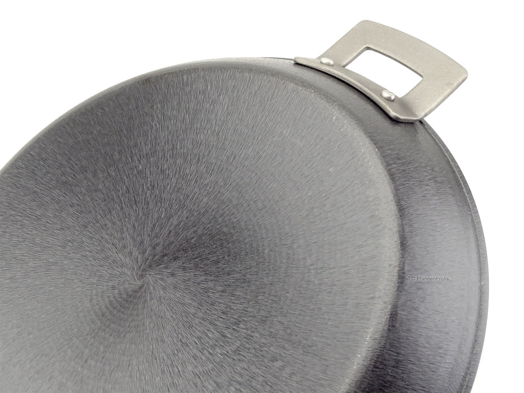 RONNEBY BRUK Gusseisen Bratpfanne ULTRA LIGHT PROFESSIONAL 36 cm, schon eingebrannt, mit Seitengriffen
