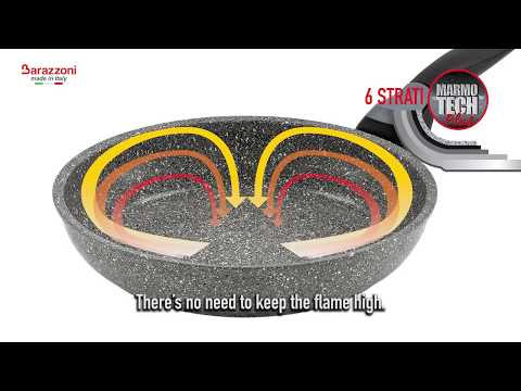 BARAZZONI Bratpfanne INDUCTION FACILE PLUS 28 cm mit abnehmbarem Griff